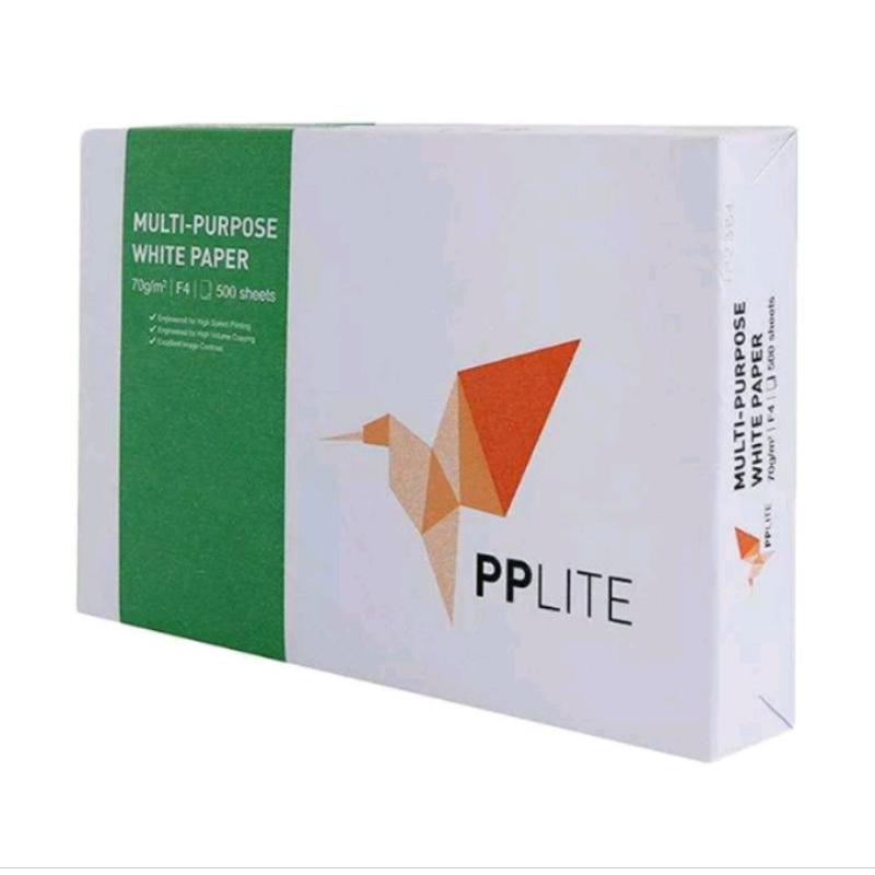 

Kertas Copier PPlite F4 75gr 1Rim (500lembar) kertas HVS kertas Fotocopy