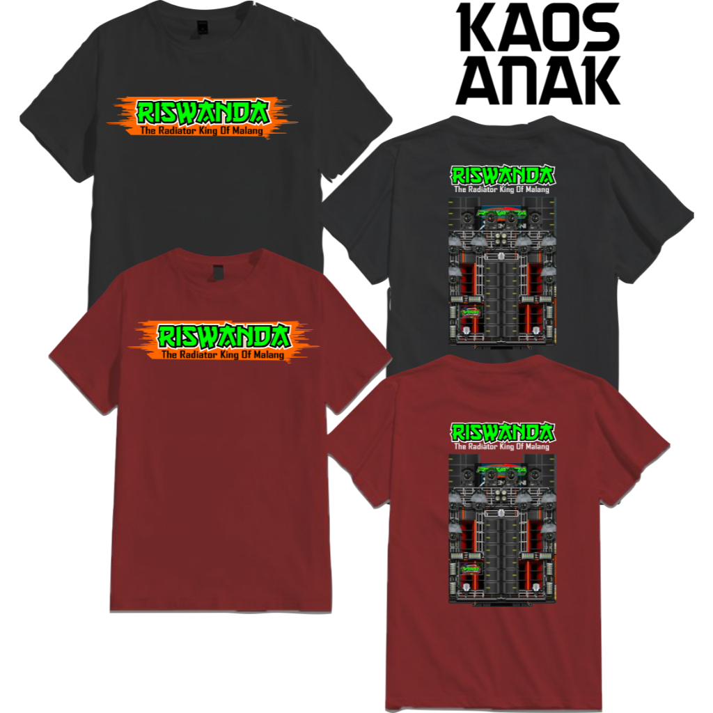 KAOS RISWANDA KAOS ANAK SOUND SYSTEM kaos sound system anak BANTENGAN HOREG