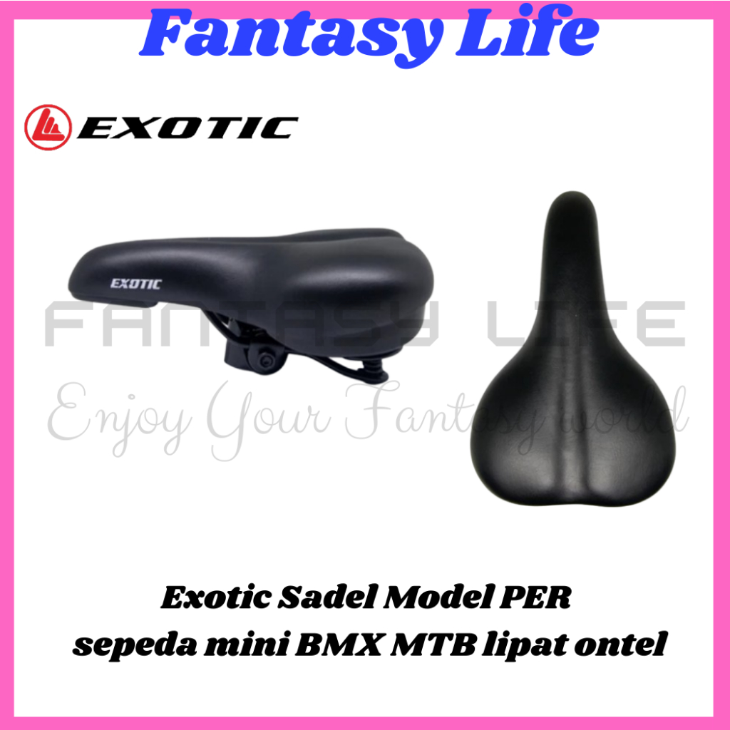 Fantasy EXOTIC Jok sadel model PER empuk sepeda BMX MTB lipat onthel