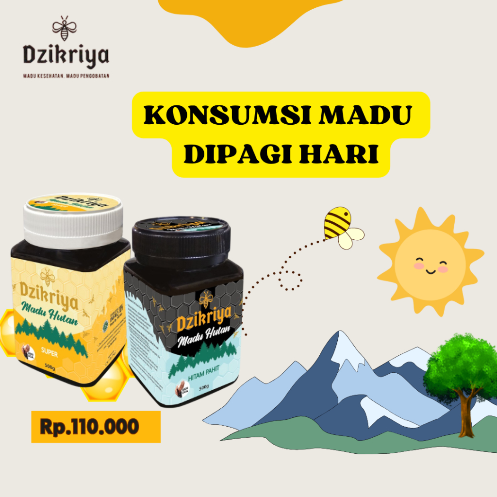 

Madu Dzikriya (setiap pembelian mendapatkan kupon umroh)