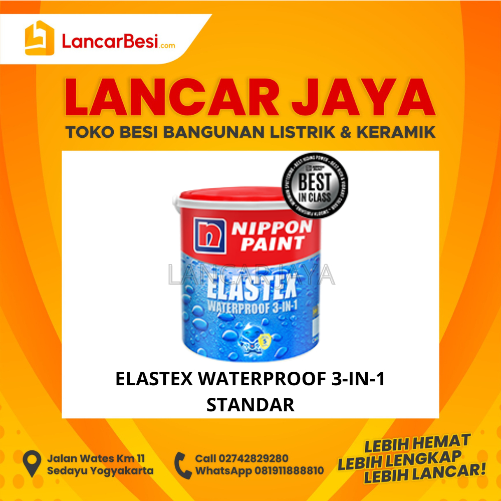 Cat Tembok Eksterior Elastex Waterproof 3 in 1 Nippon Paint