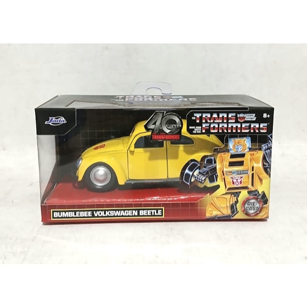 Jada 1/32 Transformers G1 Volkswagen Beetle Bumblebee