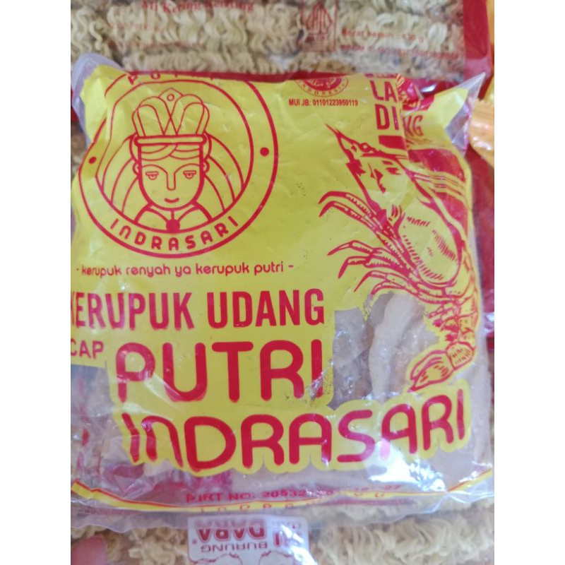 

Kerupuk Udang cap Putri Indrasari Langsung Goreng 250gr