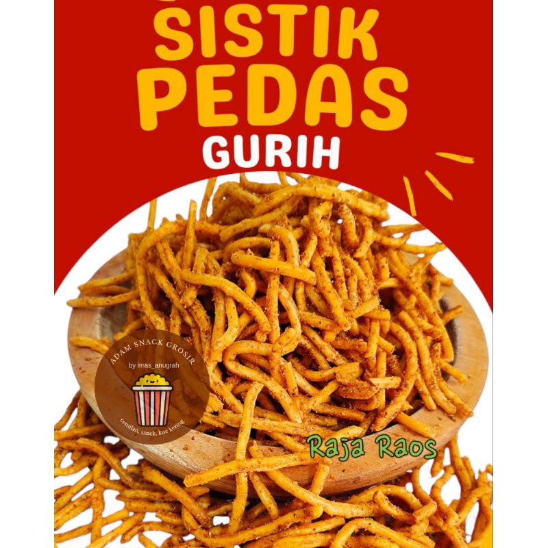CISTIK PEDAS GURIH/ SISTIK PEDAS GURIH/ STIK PEDAS/ 500gr