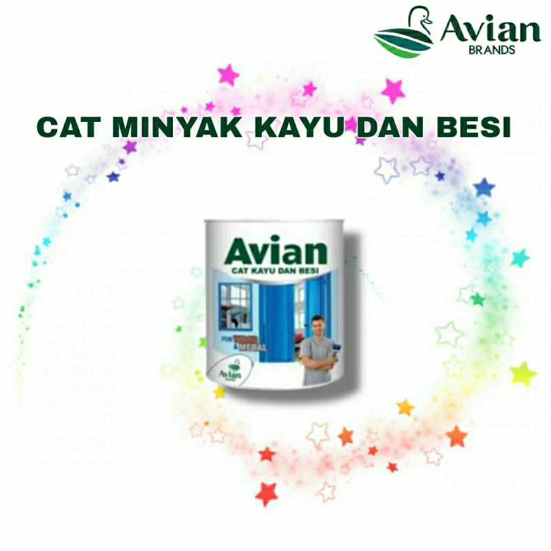 

AVIAN Cat Minyak Kayu & Besi 200 cc Kaleng Kecil - Semua Warna