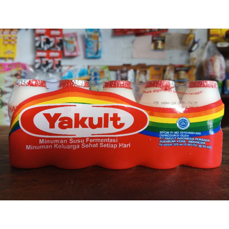 

YAKULT 1PCK 65ML ISI 5 BOTOL