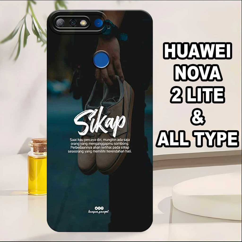 G20 - Silikon HUAWEI NOVA 2 LITE - Softcase pro camera HUAWEI NOVA 2 LITE - Motif QUATES - Bahan  Ka