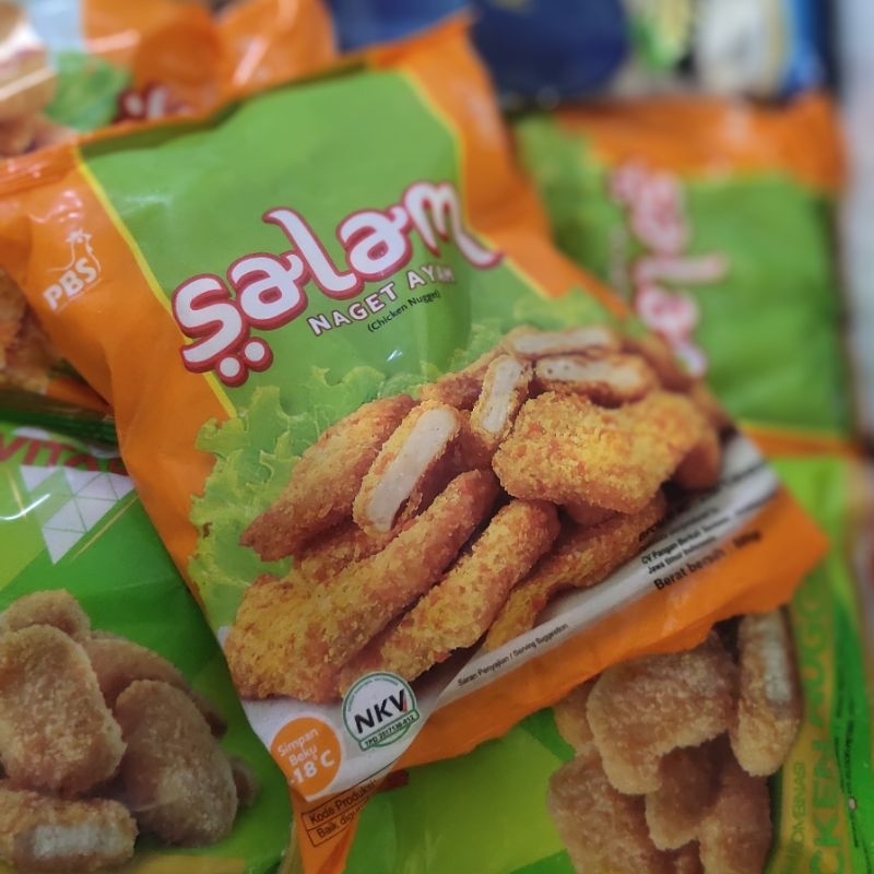 

Chicken Nugget Salam 500gr - HANYA KIRIM JAWA TIMUR SAJA, DILUAR ITU TIDAK DILAYANI !!!