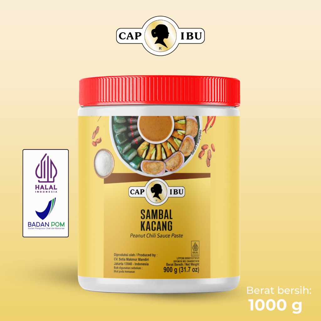 

CAP IBU Sambal Kacang Kemasan Pot