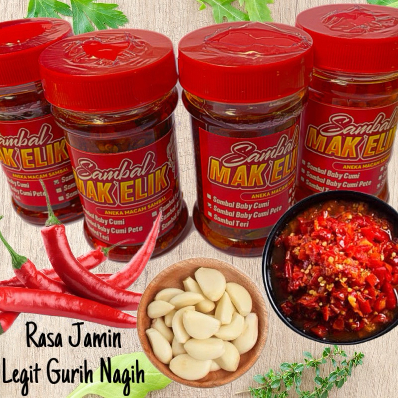 

Sambal Terenak Seindonesia - Sambal Bawang Sambal Cumi Sambal Pete Sambal Teri 150gr