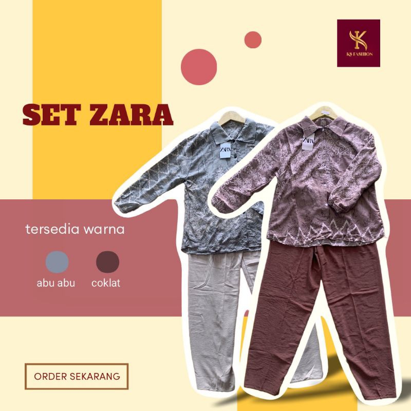Setelan Zara, Setelan wanita, setelan panjang, set Zara, baju zara, setelan Zara, baju setelan wanit