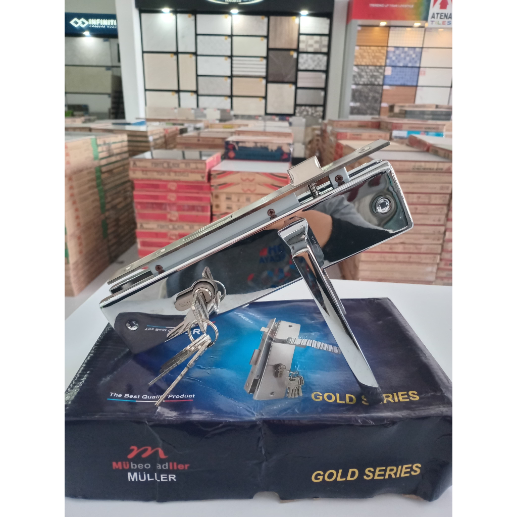 HANDLE GAGANG KUNCI PINTU STAINLESS MULLER BESAR 975233