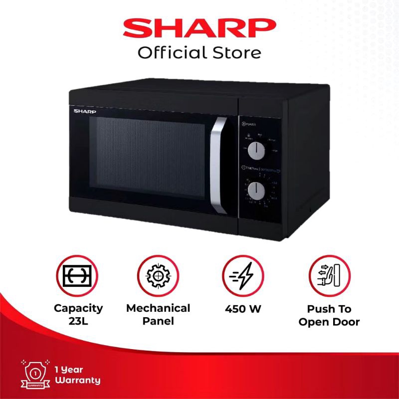 Microwave SHARP 23 Liter R-223MA-BK