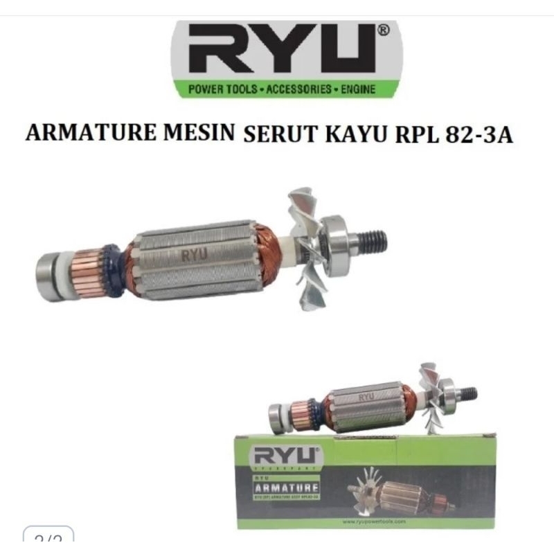 armature mesin ketam Ryu RPL 32-3A ,/ jantung ketam Ryu / jantung mesin planner ryu