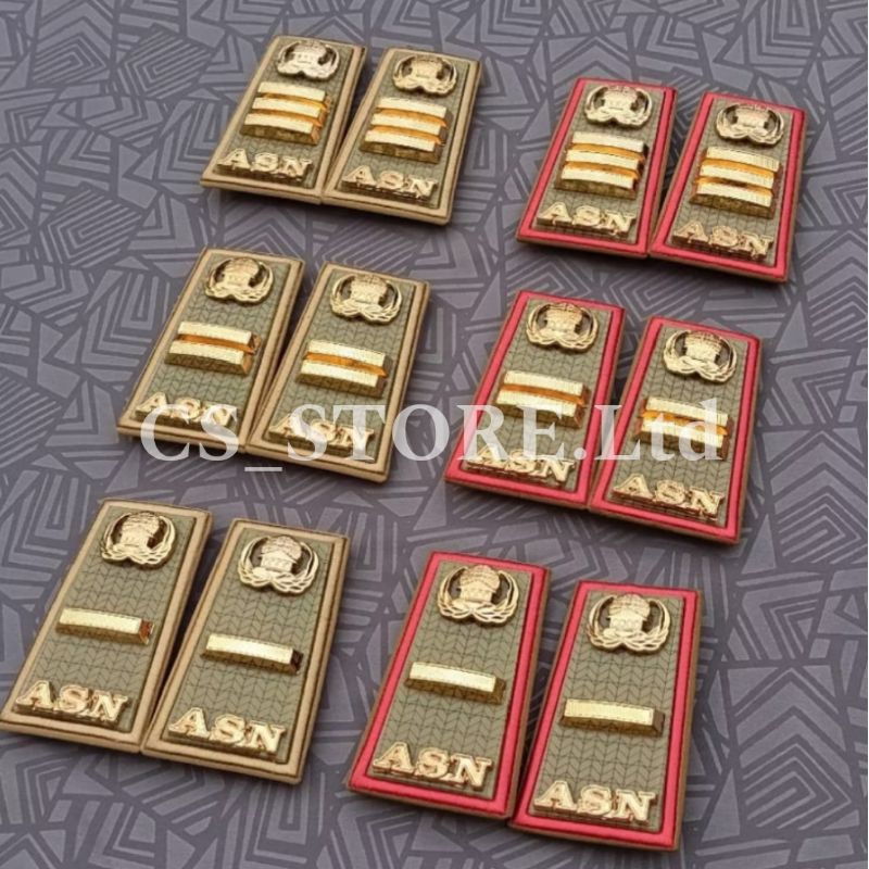 TANDA PANGKAT ASN/PNS/PEGAWAI NEGERI GOL 3A - 3B - 3C PREMIUM