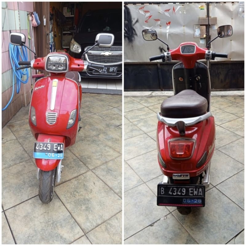 Motor Listrik Uwinfly T3  STNK BPKB / Molis Vespa / Motor Listrik Vespa