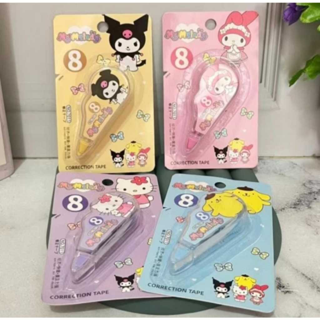 

Tipex Kertas Roll Motif Labubu Sanrio Kuromi Melody Pompompurin Hello Kitty / Correction Tape