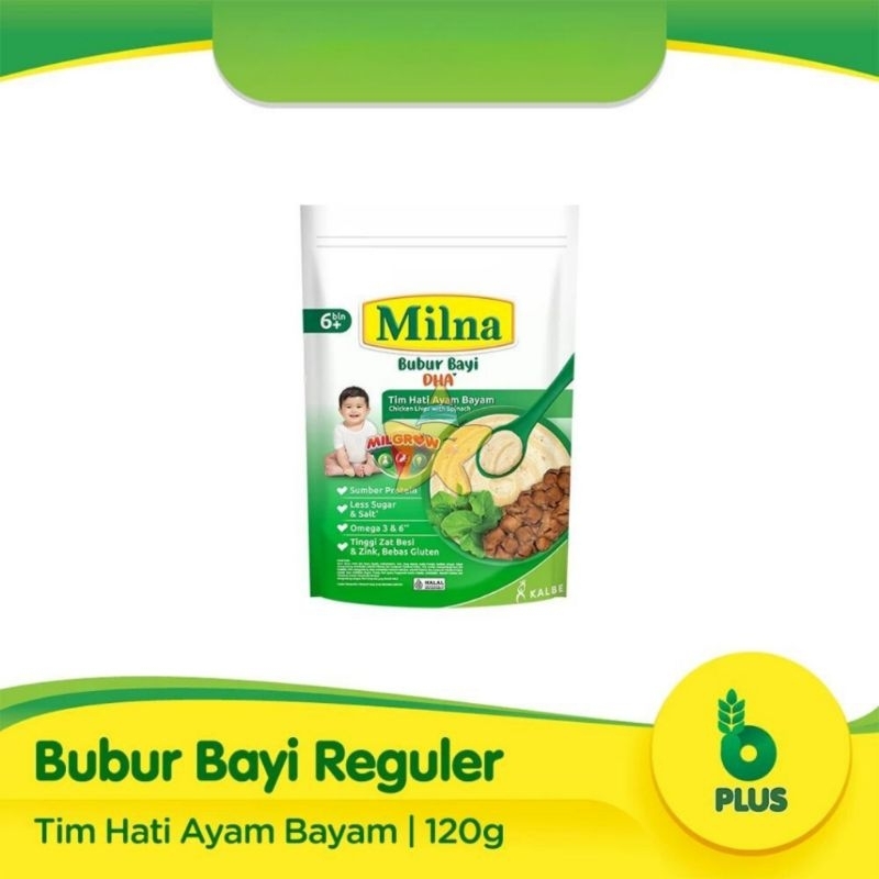 

milna bubur bayi DHA tim hati ayam bayam