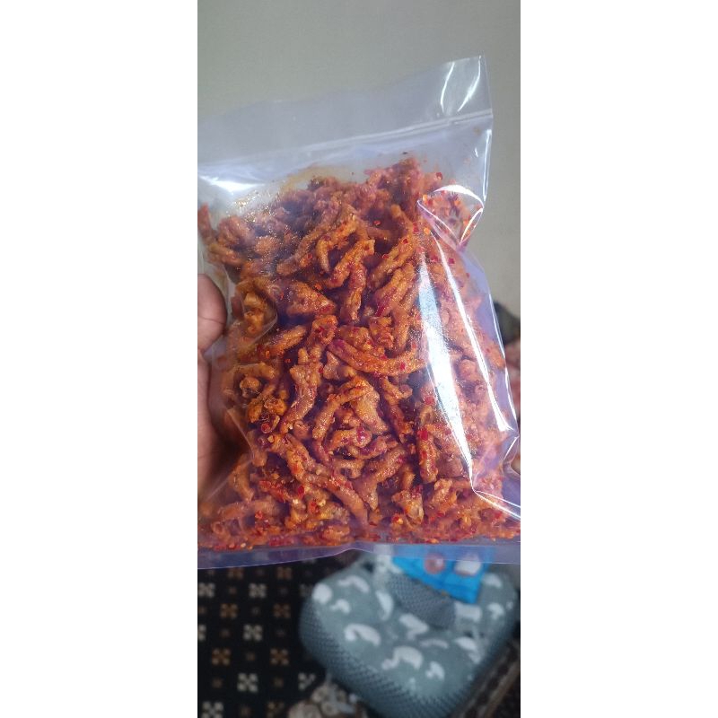

kripik usus ayam daun jeruk 500g