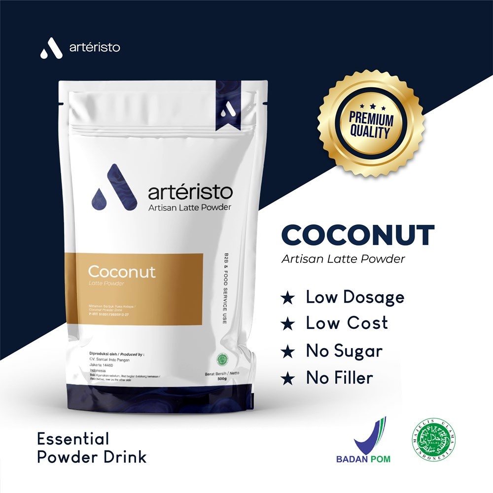 

Arteristo Coconut Premium Powder Drink 500gr - No Sugar - Bubuk Minuman