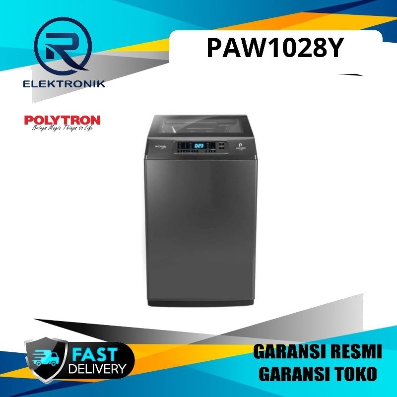 Mesin Cuci Polytron PAW1028Y Mesin Cuci 1 Tabung Top Loading 10 Kg PAW1028Y