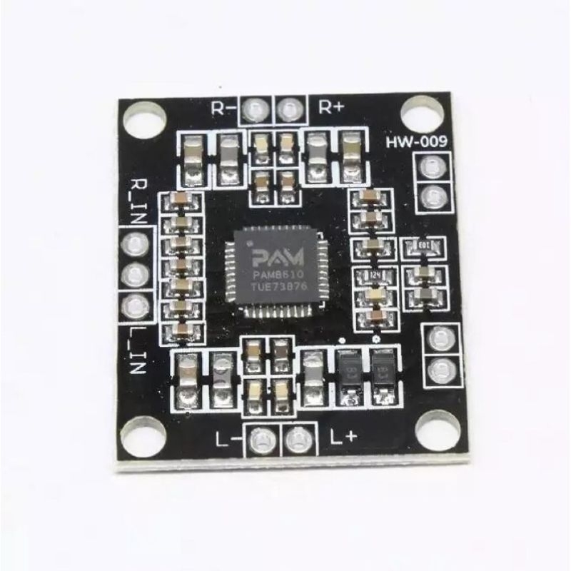 Modul PAM8610 Power Amplifier HD Digital Stereo Channel 2 x 15 Watt Kit Mini Ampli Class D 12V