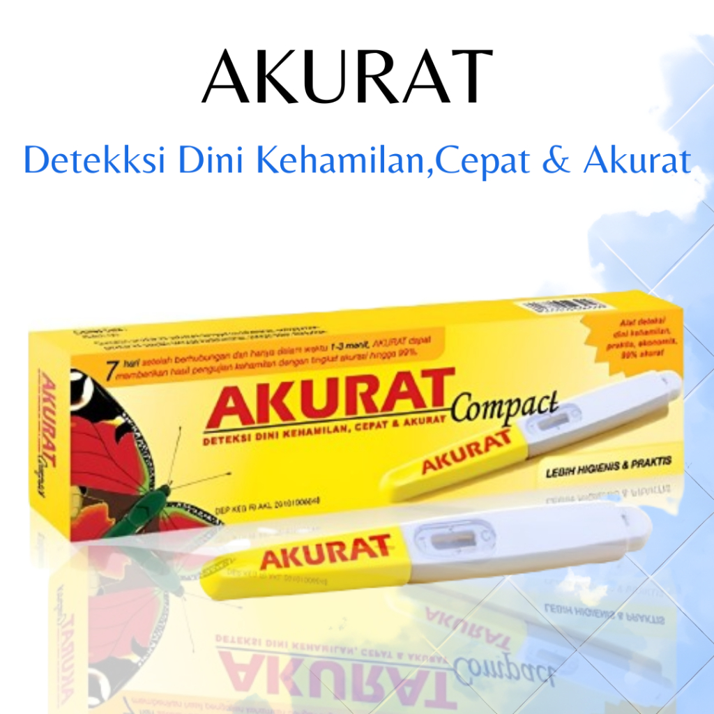 Test Pack Akurat Compact/strip Alat Uji Kehamilan