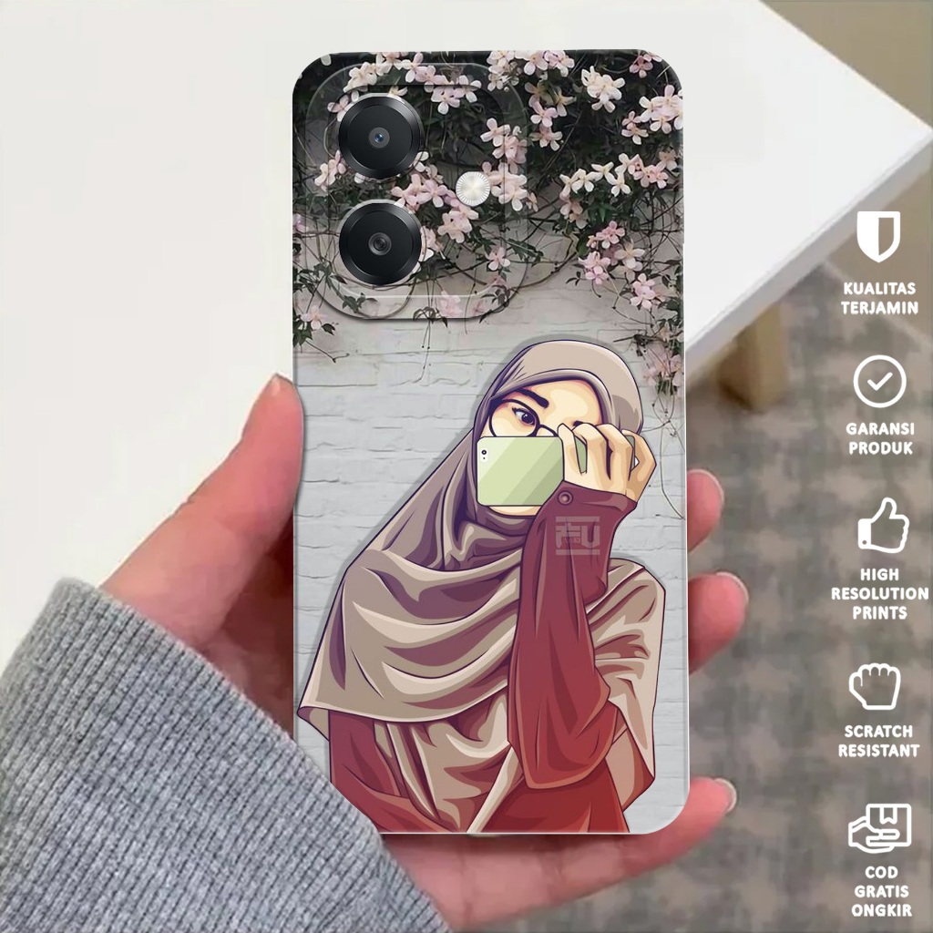 Softcase Oppo A3X - Case Oppo A3X - Casing Hp Oppo A3X Motif HIJAB - Case Hp Oppo A3X - Casing Hp Op