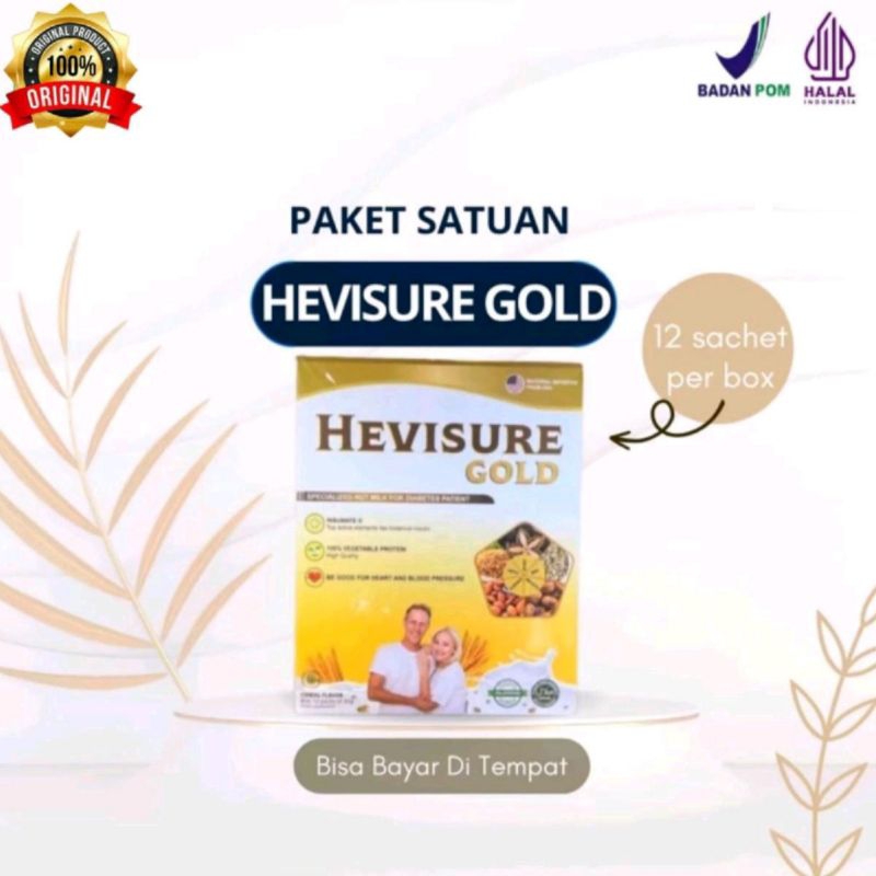 

Hevisure Gold Paket 1 Box Asli Susu Multivitamin Original Terbaik