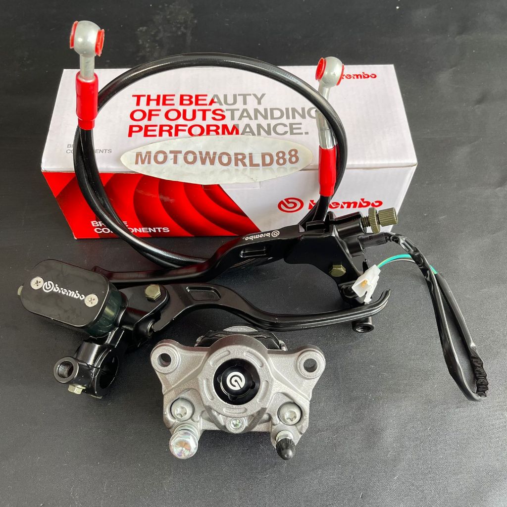 MASTER REM BRCMBO KOTAK KALIPER 2PISTON UNIVERSAL SEMUA MOTOR NINJA ,CBR , CB , VIXION , MEGA PRO , 