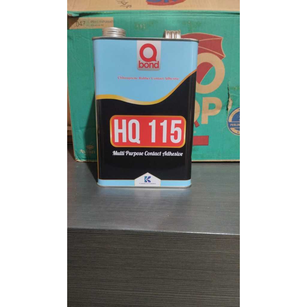 Bachtiar Lem Kuning QBOND HQ 111 (2,5 Kg) / Lem HPL / KAYU /TRIPLEK /PVS SHEET/ FABRIC