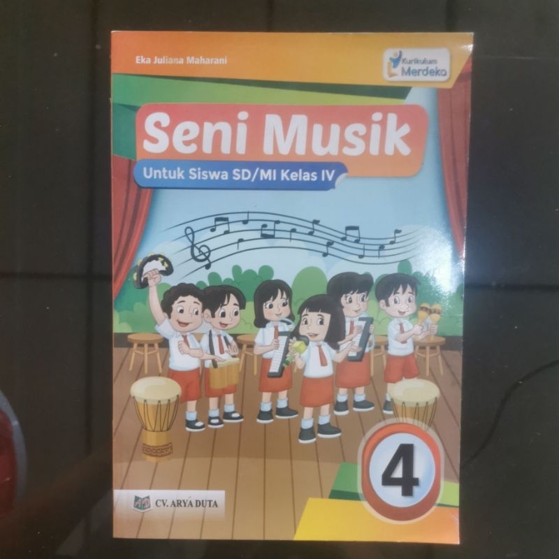 

Buku pelajaran seni musik kurikulum merdeka untuk kelas 4 SD/MI penerbit CV.arya duta