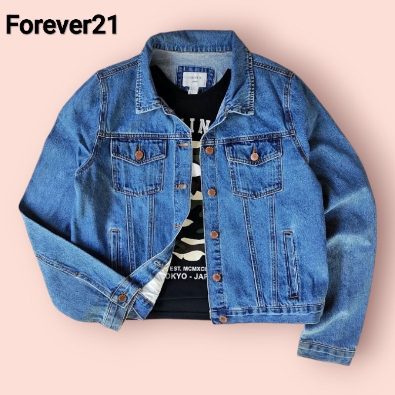 forever  21 denim boxy