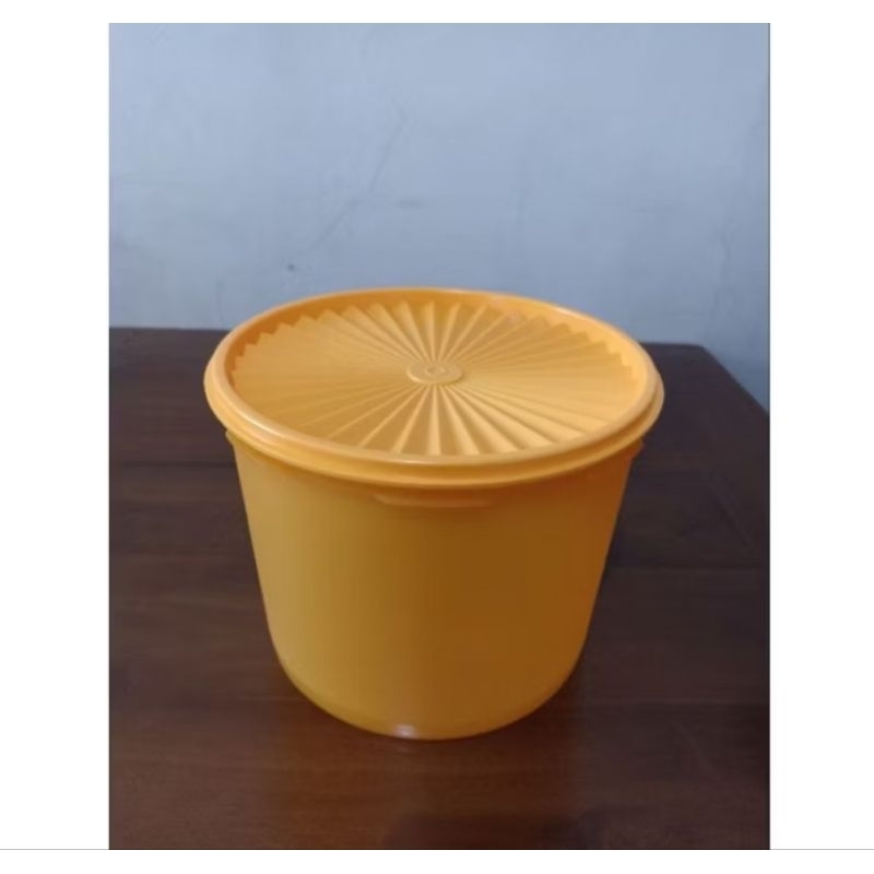 Tupperware Super Deco 4.1L  Canister 1pc toples plastik orange ungu wadah cemilan tempat krupuk krip