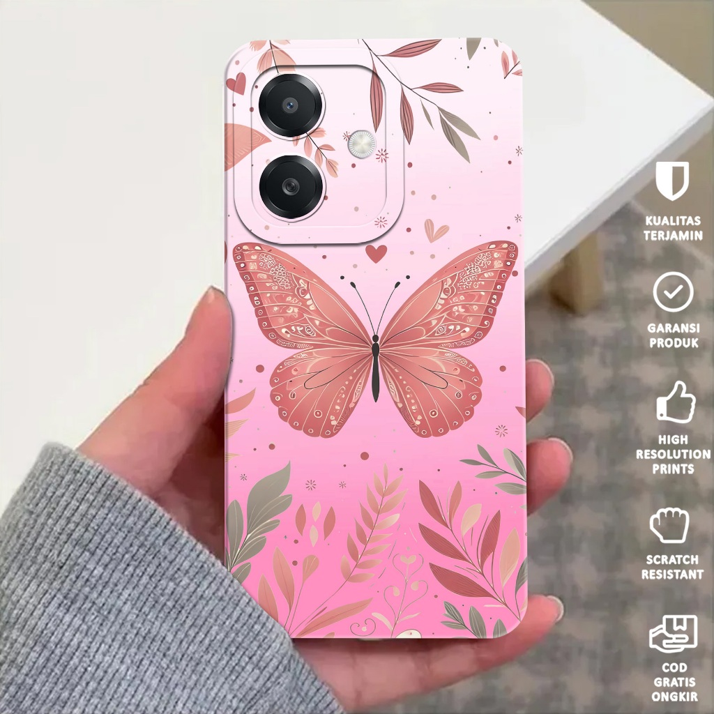 Softcase Oppo A3X - Case Oppo A3X - Casing Hp Oppo A3X Motif PINK - Case Hp Oppo A3X - Casing Hp Opp