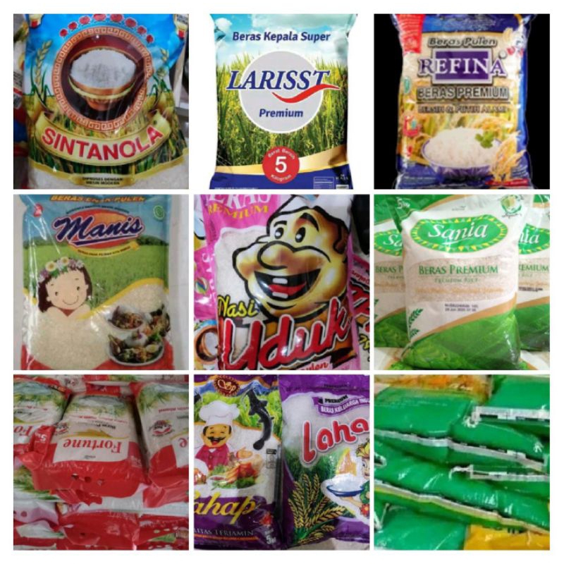 

BERAS PREMIUM&MEDIUM HIGIENIS&HIGH QUALITY 5KG