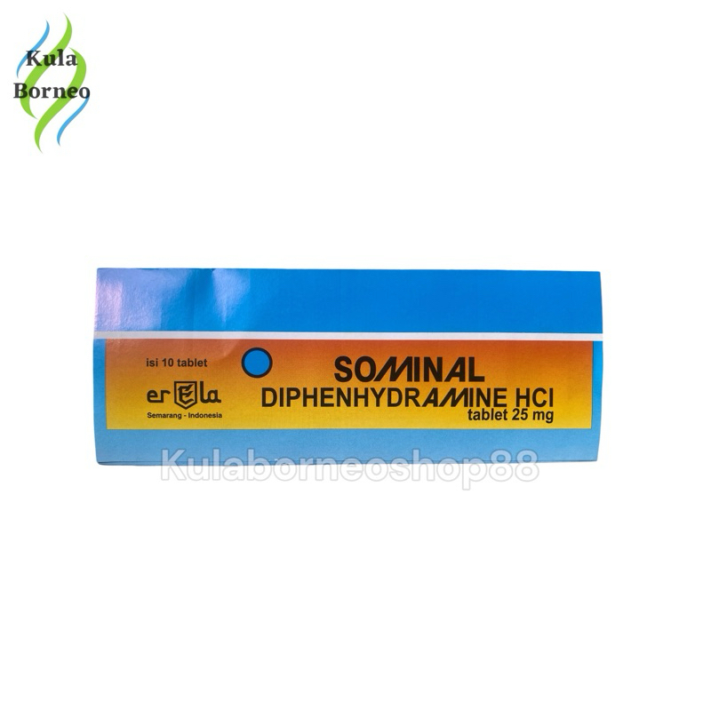 SOMINAL 10 TABLET - Alergi & Mabuk Perjalanan