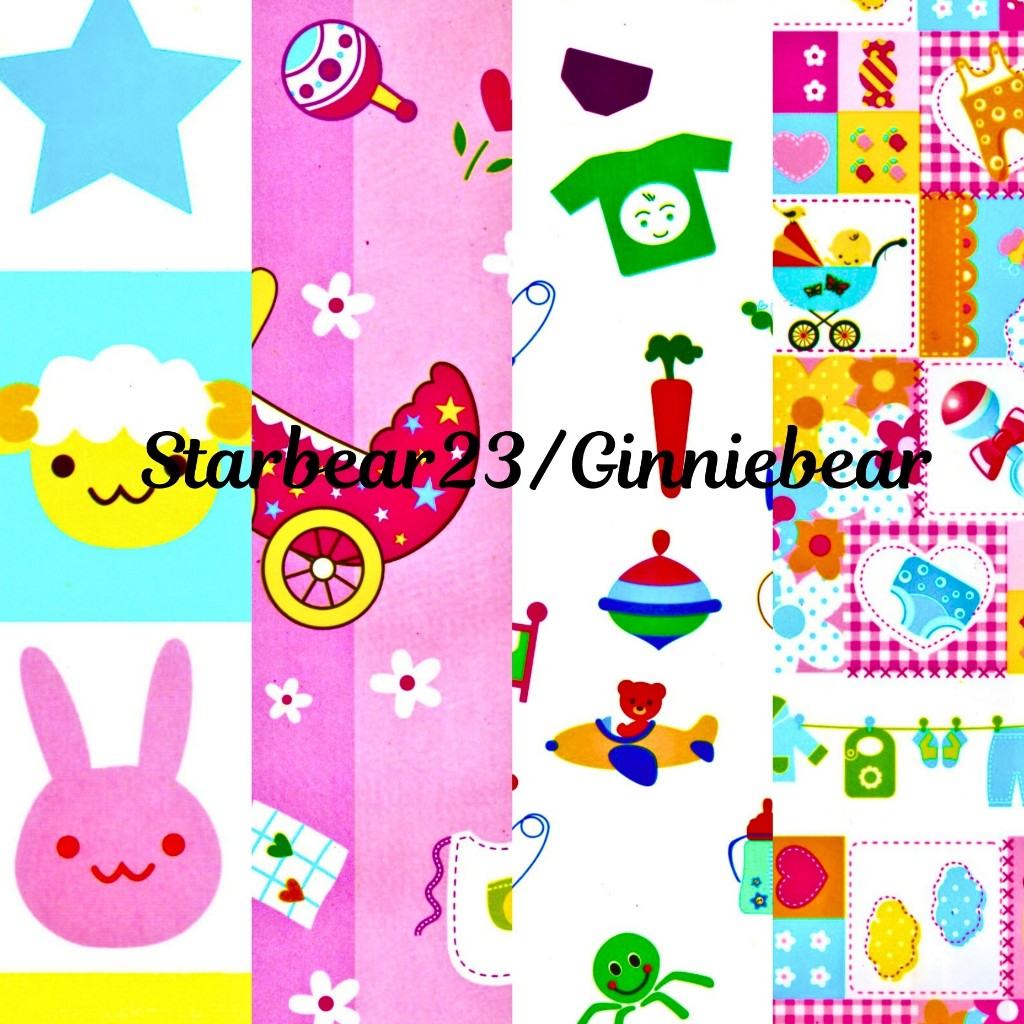 

kertas kado glossy baby cute
