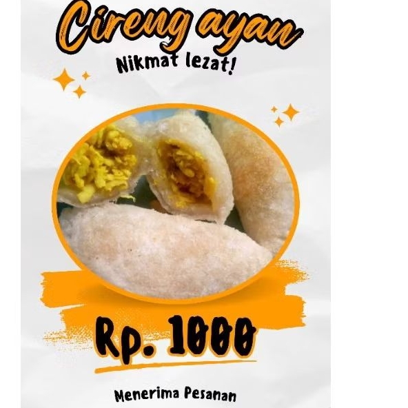 

cireng isi ayam (bumbu kuning)