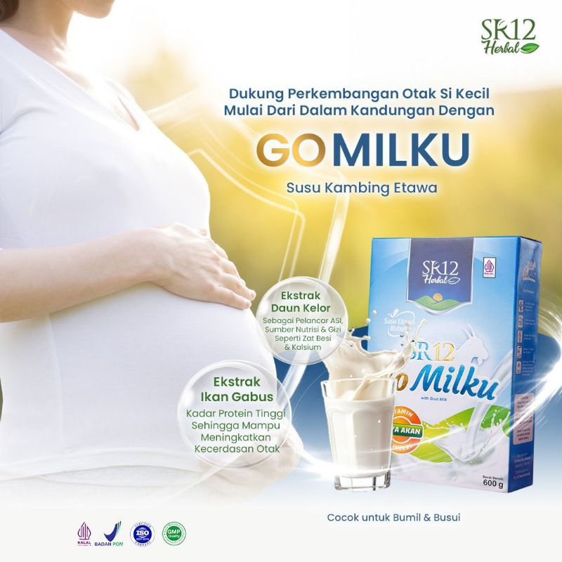

[Rendah gula] Gomilku SR12 Susu Ibu Hamil dan Menyusui Susu Bumil dan Busui Susu Kambing Etawa