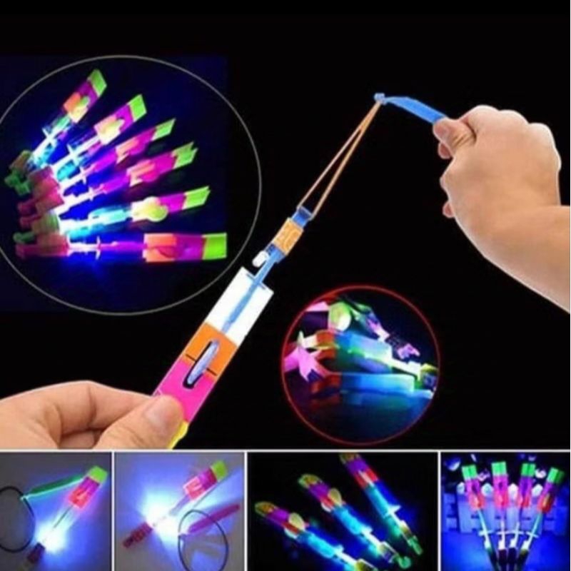 mainan kitiran lampu sllepetan kincir angin menyala sni