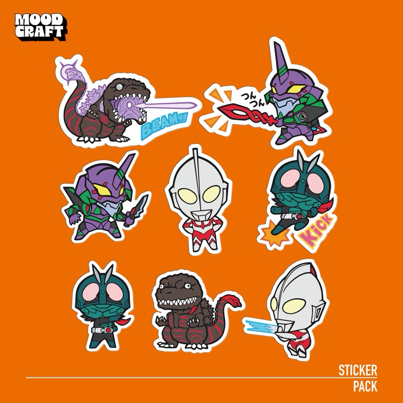 

Sticker Vinyl Japan Heroes - Sticker Pack | SP - 001