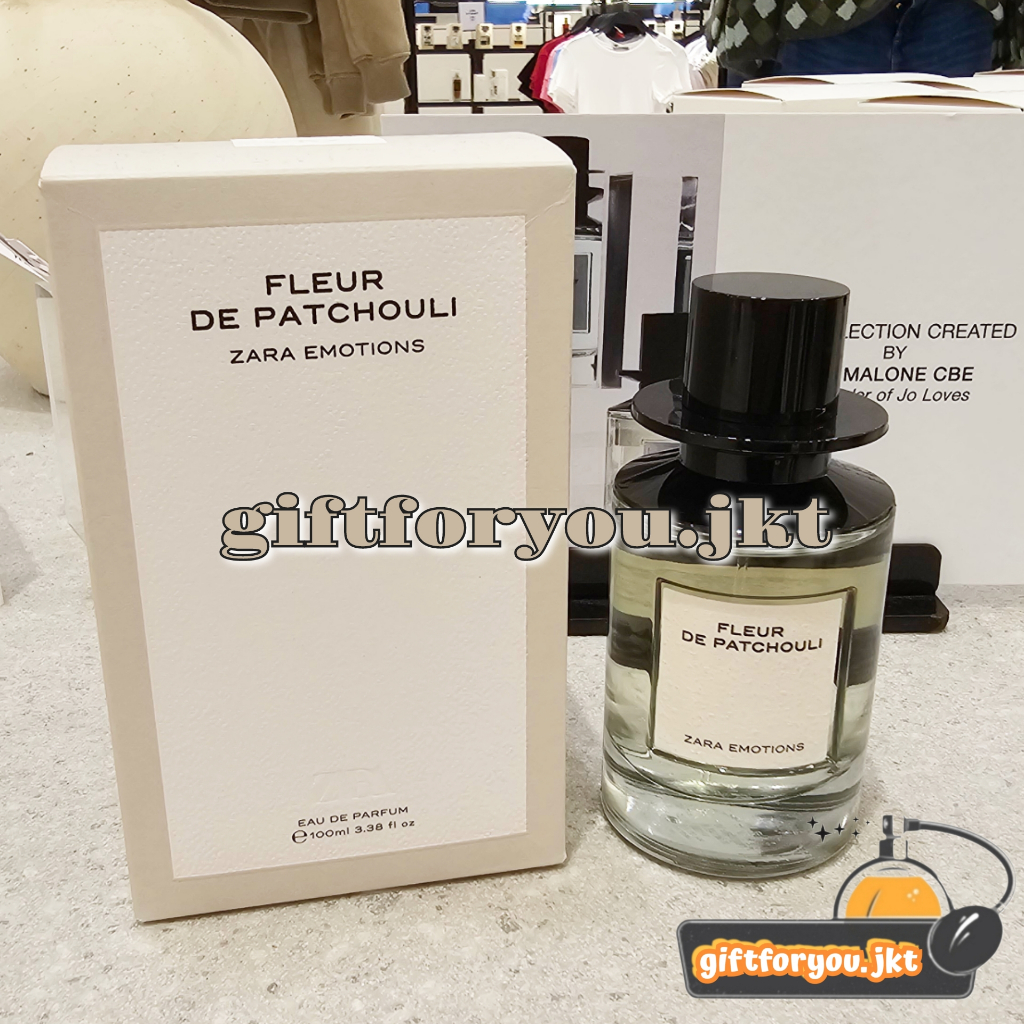 Parfum Zara Fleur De Patchouli Zara Emotions × Jo Malone Parfum Wanita Original EDP 10 40 75 90 100 