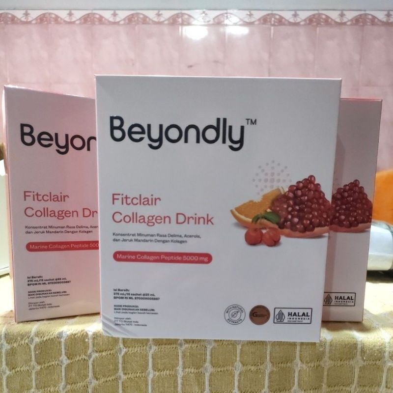 Beyondly Collagen Drink 1 box isi 15 sachet