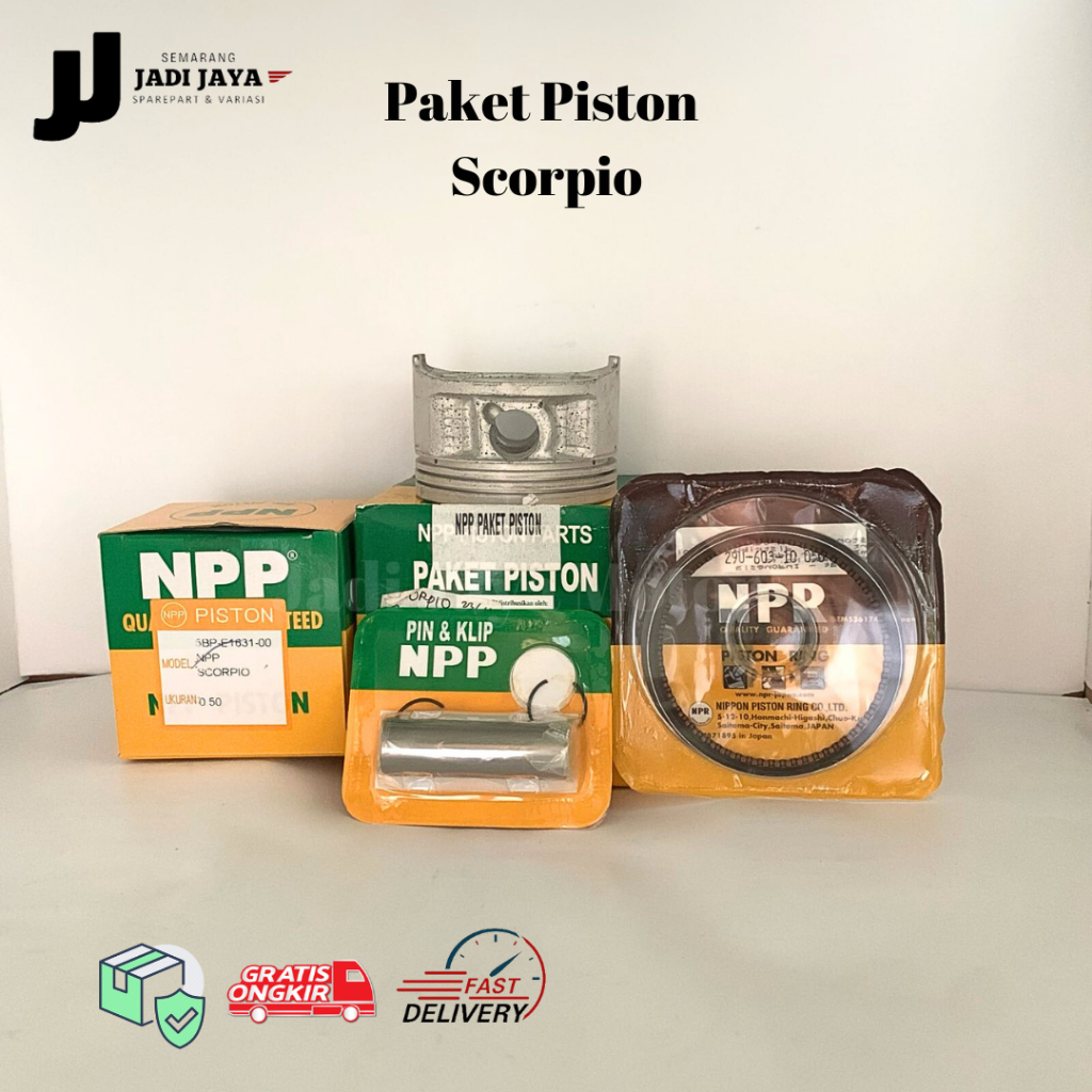 Piston Kit Scorpio NPP OS STD, 25, 50,75,100 / Paket Piston Scorpio / Piston Kit Scorpio / Paket Seh