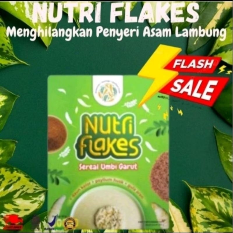 

Nutriflakes Sereal Umbi Garut Original Mengobati Asam Lambung Kronis