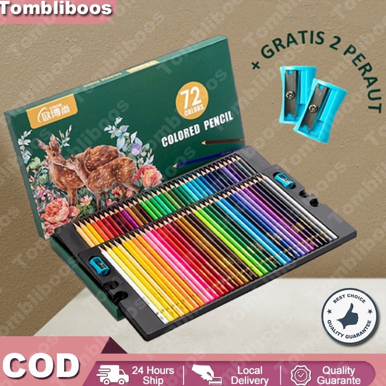

KODE J95H COD High Grade Oil Pencil Color Pensil Warna Minyak 487212 Warna