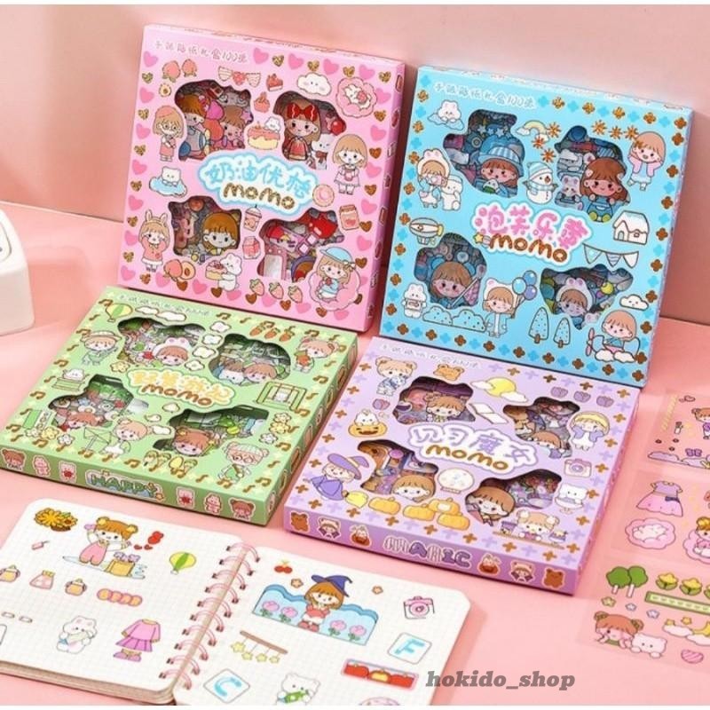 

Stiker Momo Terlaris Termurah Aesthetic Cute waterproof isi 100pcs