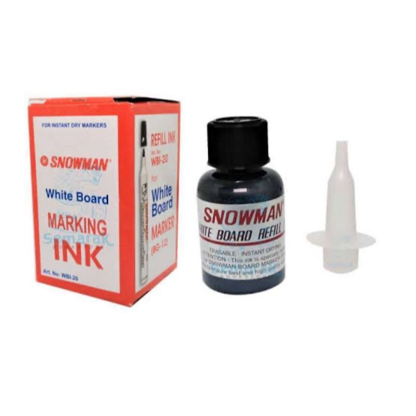 

Snowman Tinta Refill Spidol Whiteboard Black