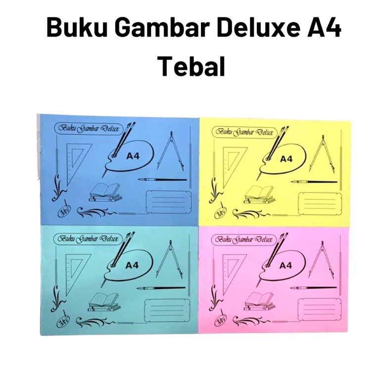 

KODE A13I Buku gambar Lux A4 TEBAL harga perbungkus isi 25pcs harga